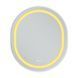 Дзеркало з підсвіткою у білій рамі Mixxus Premium Ellipse MV05-80&times;70 cm reverse White МР6645 фото 4