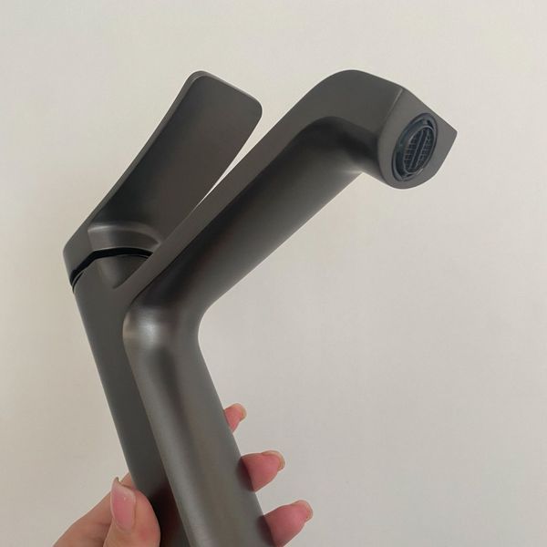 Змішувач для умивальника Mixxus Premium Dali 001 Nut graphite MI6756 фото