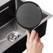 Мийка Mixxus MH5050 micro decor графіт з нерж. сталі 8215 фото 1