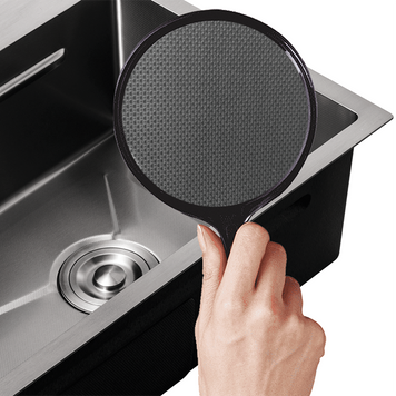 Мийка Mixxus MH5843 micro decor black з нерж. сталі 8217 фото