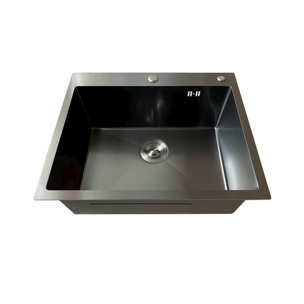 Мийка Mixxus MH5843 micro decor black з нерж. сталі 8217 фото