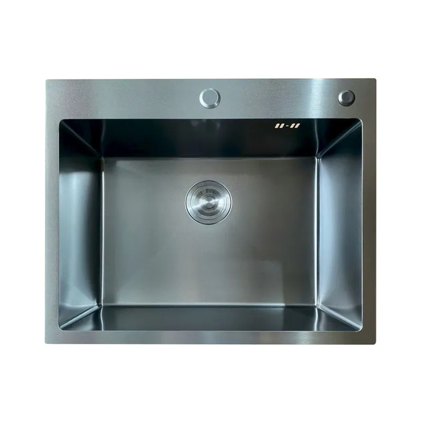 Мийка Mixxus MH6050 micro decor black з нерж. сталі 8223 фото