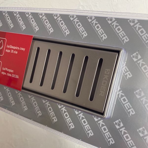 Трап душовий Koer FD03-70&times;700 з нержавіючої сталі 11208 фото