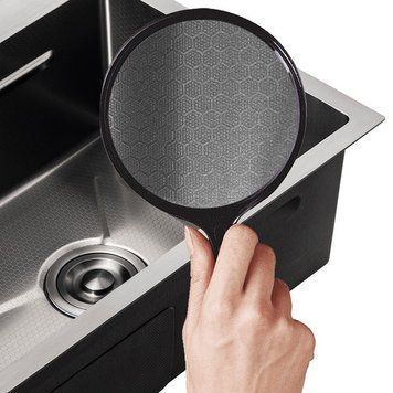 Мийка Mixxus MH5843 Decor graphite (3.0/0.8) (колір графіт) з нерж. сталі 7042 фото