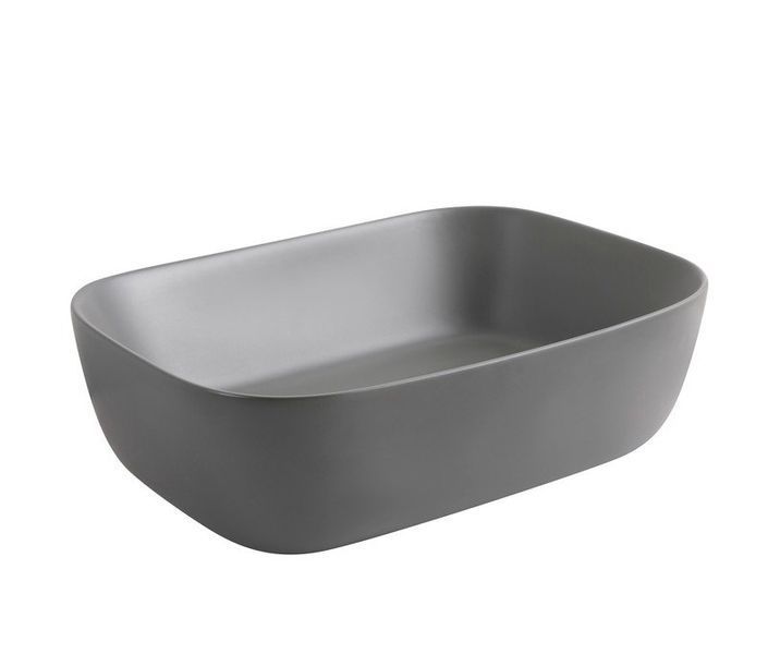 Умивальник Mixxus Premium Diverse-0116 сірий 455&times;330&times;135 мм МР6651 фото