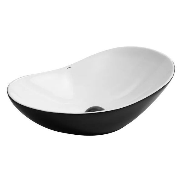 Раковина Mixxus Premium Wave-0105 White-Black 620&times;360&times;160 мм МР6558 фото