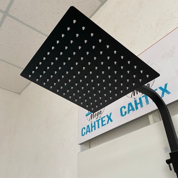 Душова система Mixxus KUB-007-J black з подовженим гусаком 11410 фото