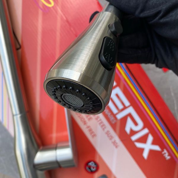 Змішувач з витяжною лійкою Zerix PUL014 44470 фото