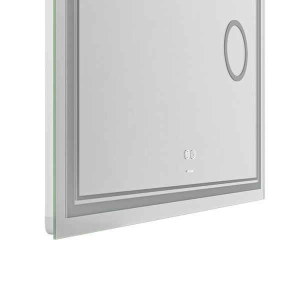 Дзеркало з підсвіткою та лінзою Mixxus Premium Quadro MR20-100&times;80  MP6623 фото