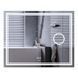 Дзеркало з підсвіткою та лінзою Mixxus Premium Quadro MR20-100&times;80  MP6623 фото 1
